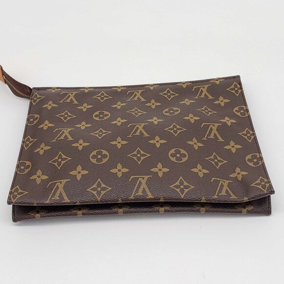 100% Authentic Louis Vuitton Poche toilette 26 Canvas Cosmetic Pouch 140-121324 - Picture 5 of 14